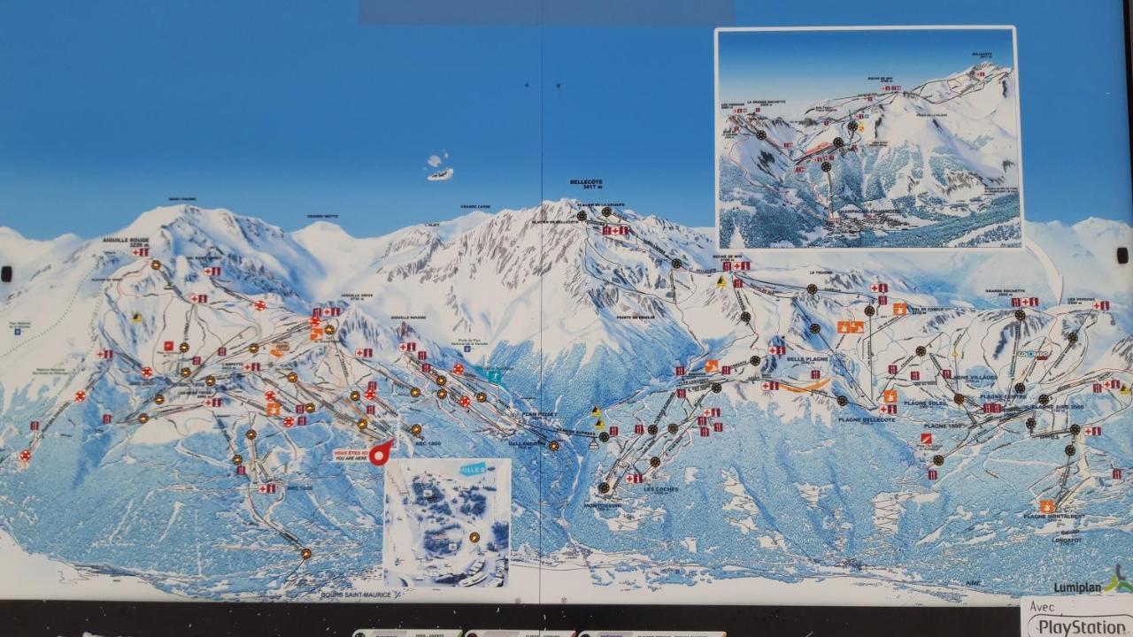 Bourg St Maurice Les Arcs 1800 Charvet Belles Challes Vue Panoramique, Nature, Bien Etre, Paisible, Espace Esterno foto